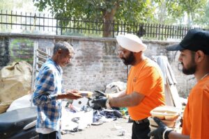 Distributed Food at Slum Area to Unprivileged People